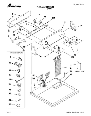 Top and console parts