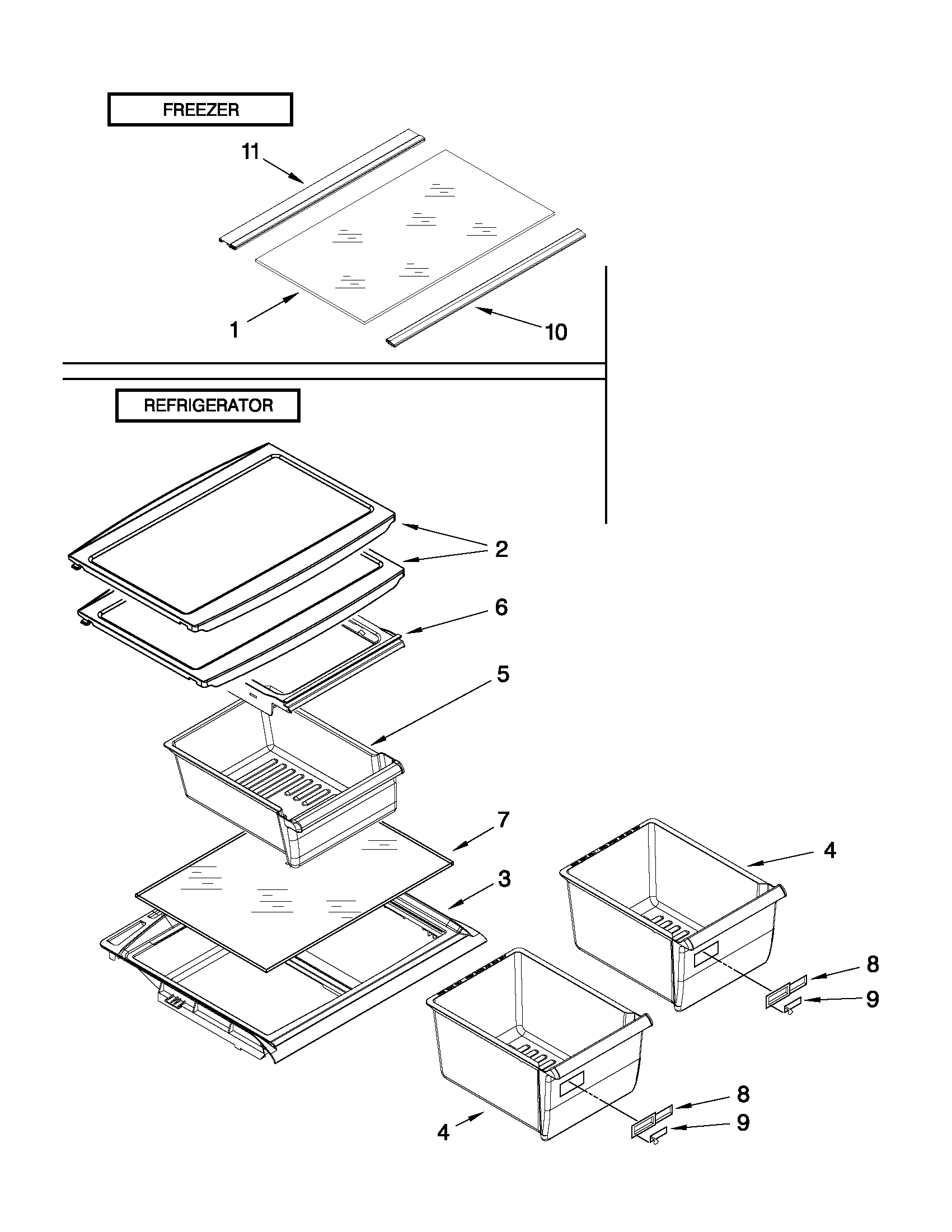 SHELF PARTS