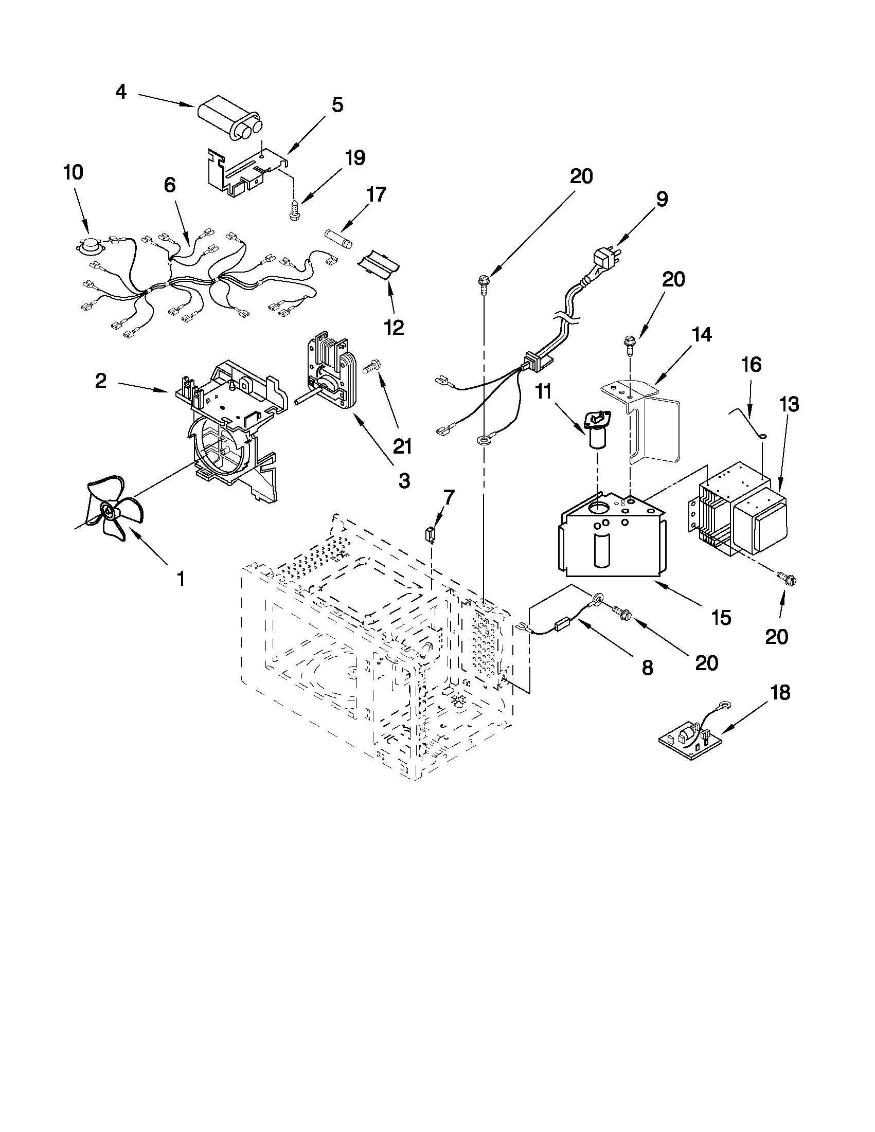 OVEN INTERIOR PARTS