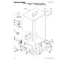 KitchenAid KSC23C8EYW00 cabinet parts diagram