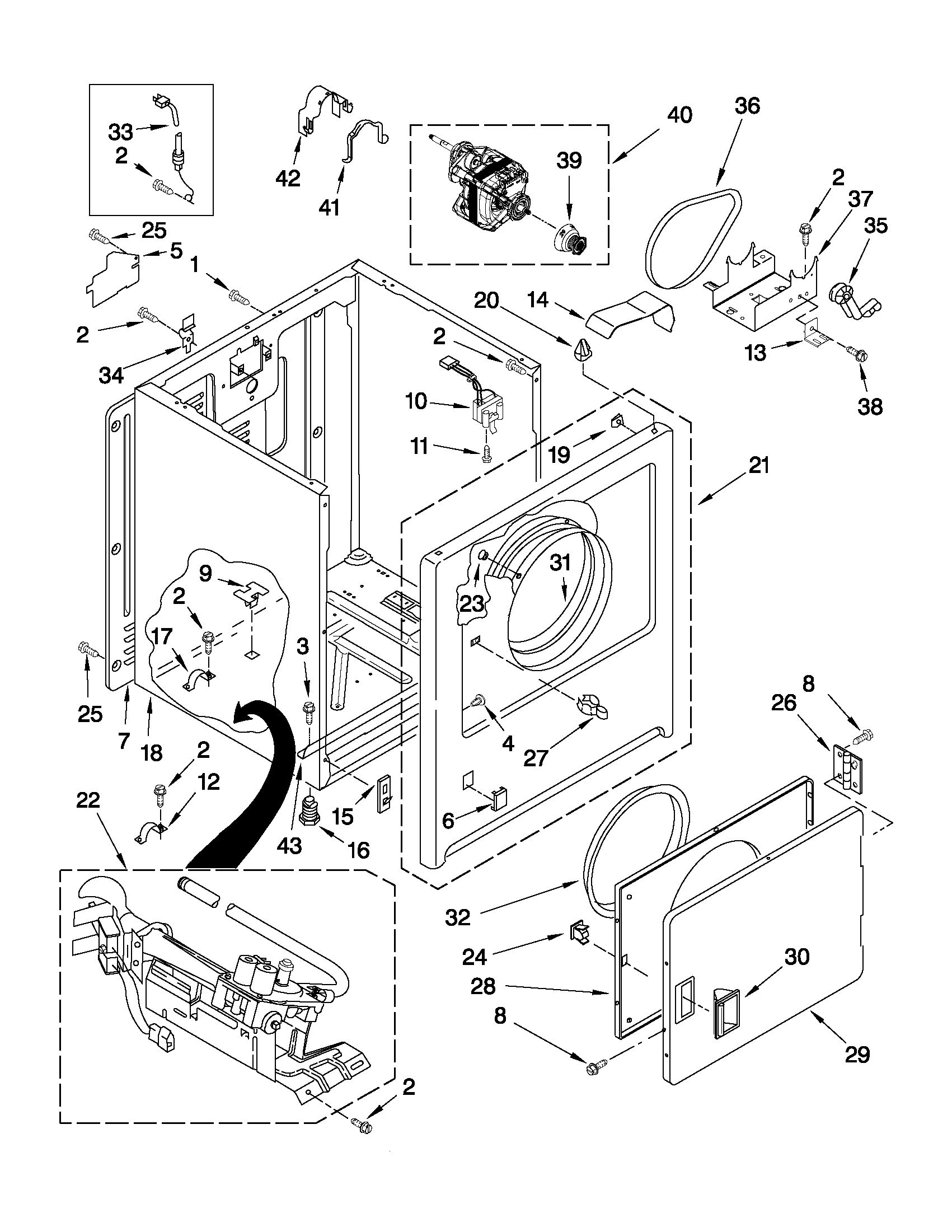 Cabinet parts