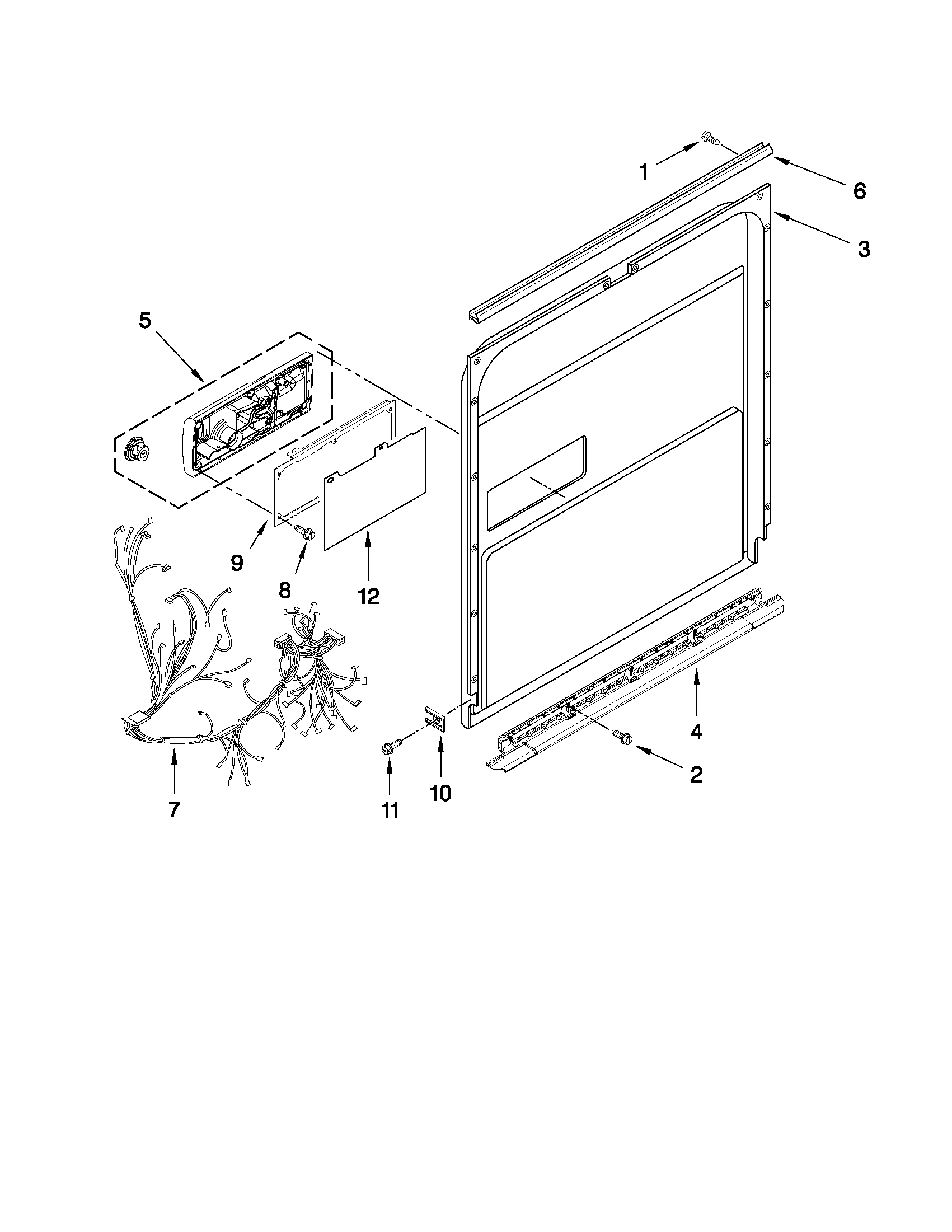 Inner door parts