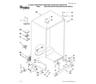 Whirlpool GSS30C7EYF02 cabinet parts diagram