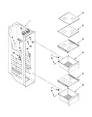 Freezer liner parts