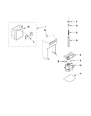 Motor and ice container parts