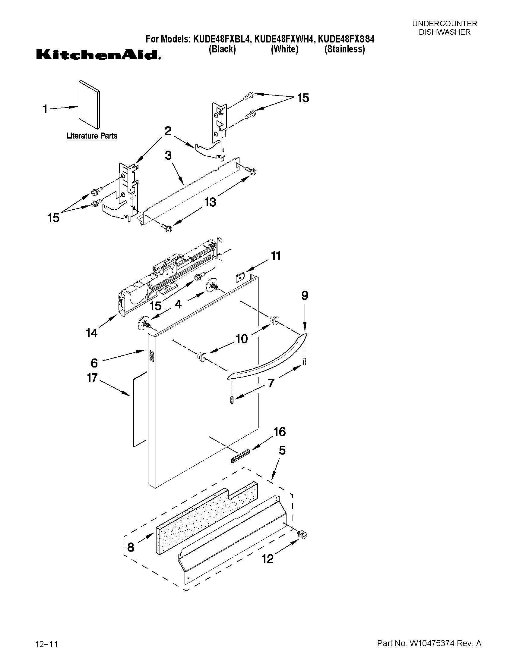 Door and panel parts