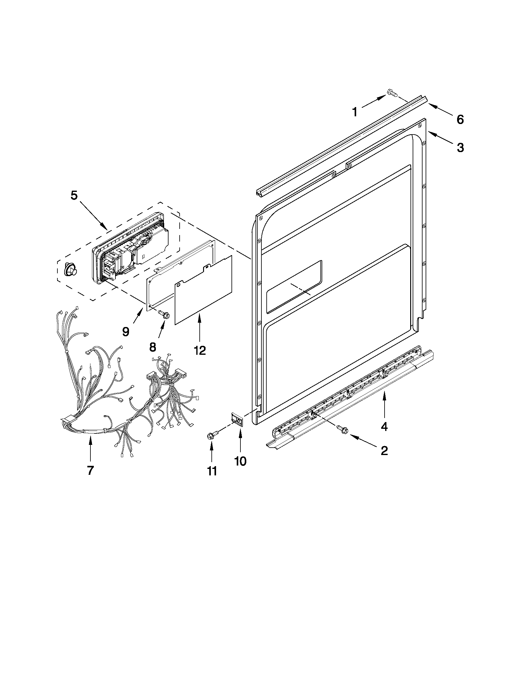 Inner door parts