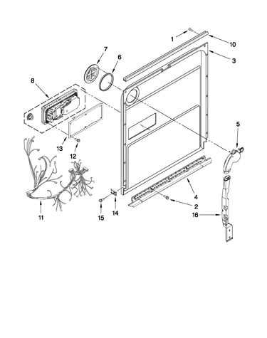 Inner door parts