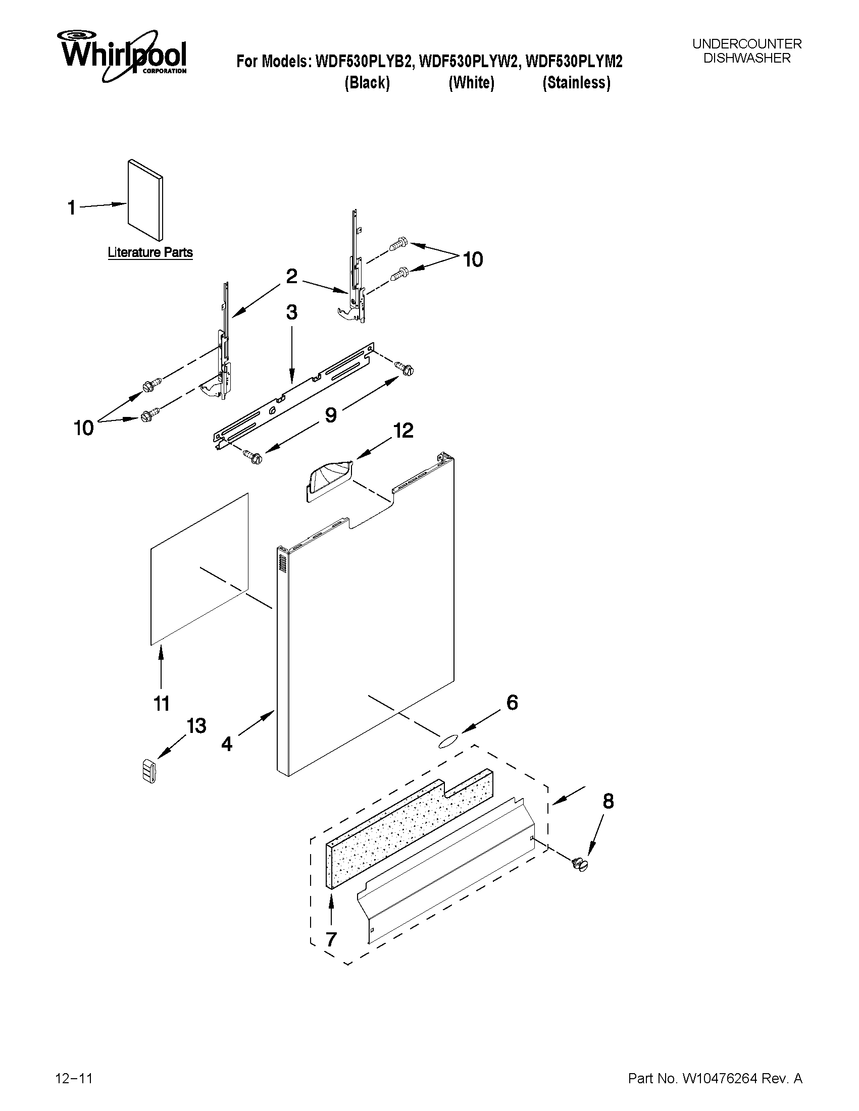Door and panel parts