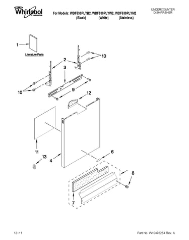 Door and panel parts