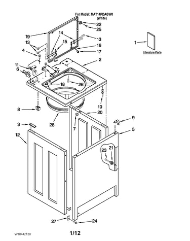 Top and cabinet parts