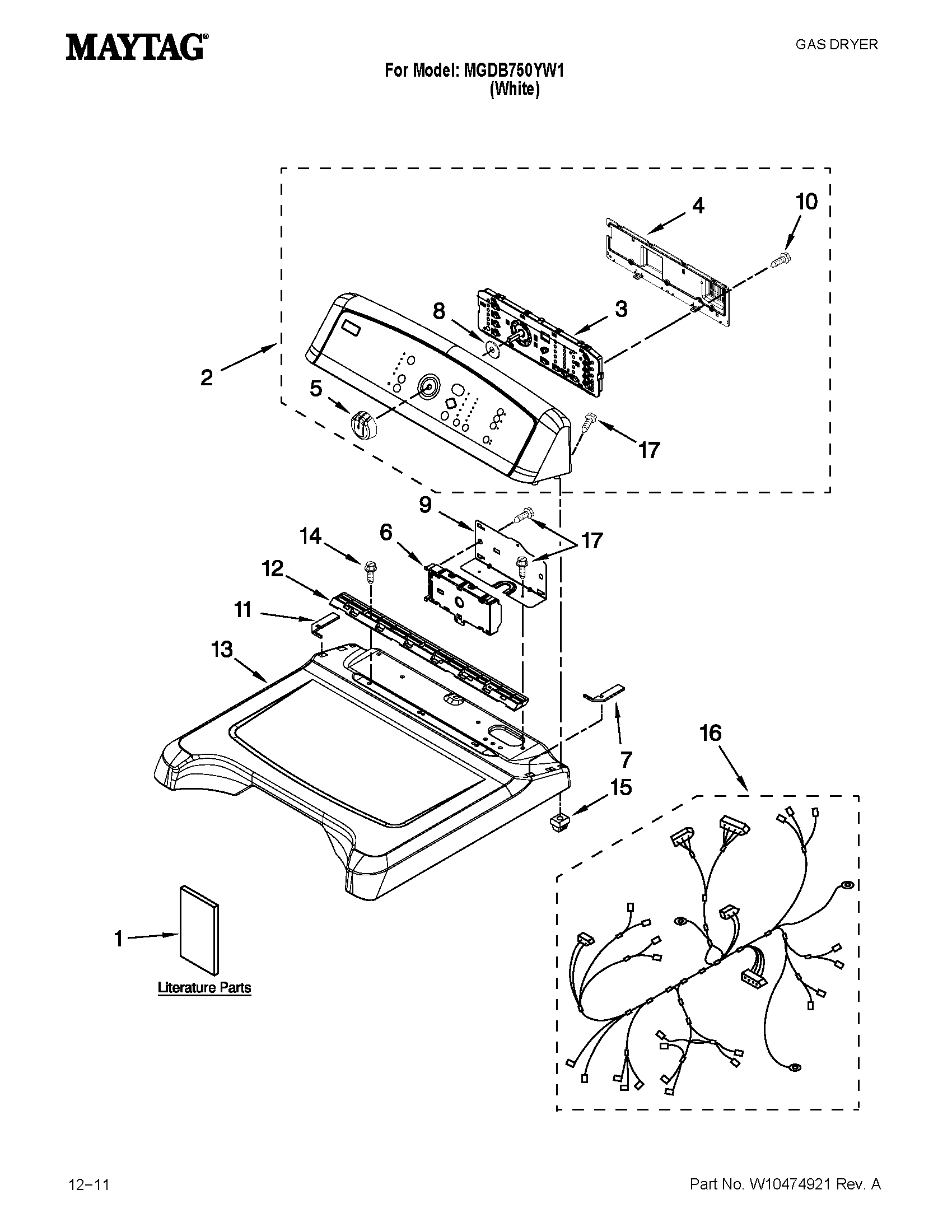 TOP AND CONSOLE PARTS