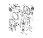 Maytag MGDB750YW1 bulkhead parts diagram