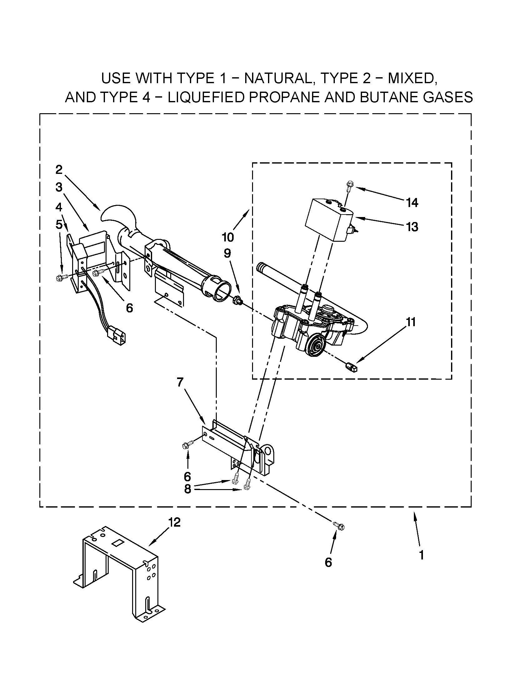 8557891 BURNER ASSEMBLY