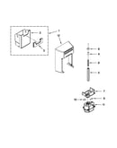 Motor and ice container parts