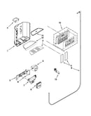 Dispenser front parts