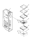 Freezer liner parts