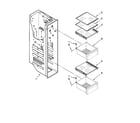 Ikea ISC23CNEXY02 freezer liner parts diagram