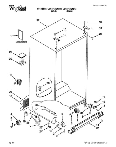 Cabinet parts