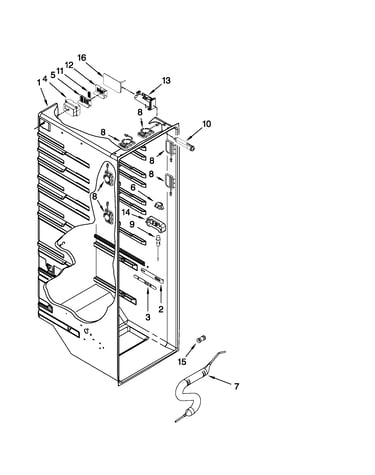 Refrigerator liner parts