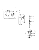 Motor and ice container parts