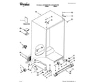 Whirlpool GSC25C5EYB02 cabinet parts diagram