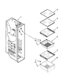 Freezer liner parts