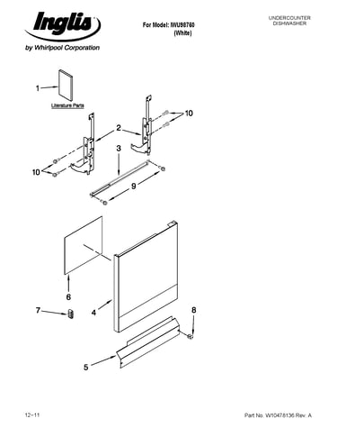 Door and panel parts
