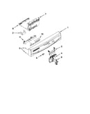 Control panel and latch parts