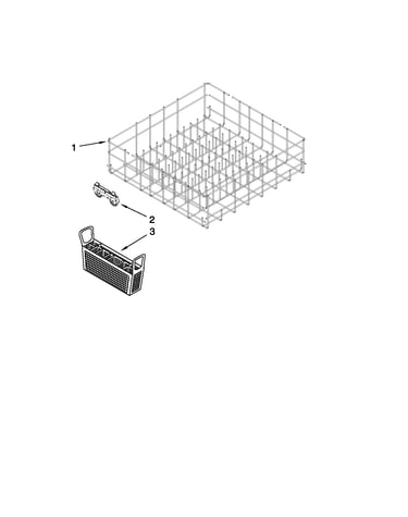 Lower rack parts