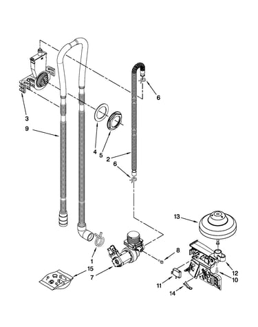 Fill, drain and overfill parts