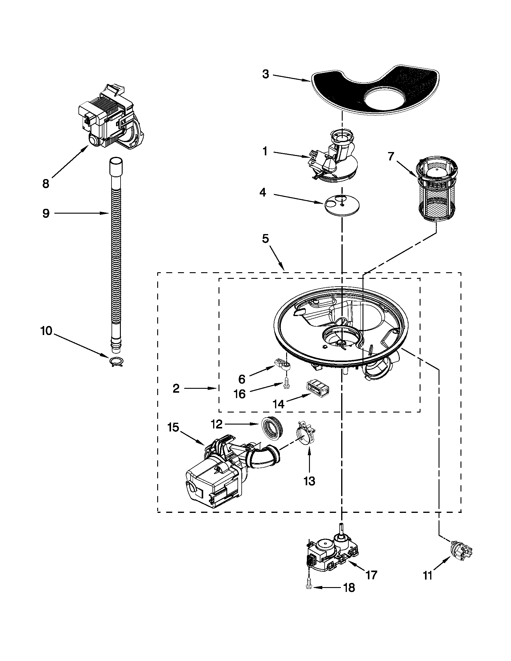 Pump and motor parts
