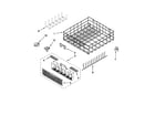 Whirlpool WDT770PAYW2 lower rack parts diagram