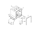 Maytag MDB4630AWW0 tub and frame parts diagram