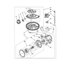 Maytag MDB4630AWS0 pump and motor parts diagram