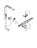 Upper wash and rinse parts