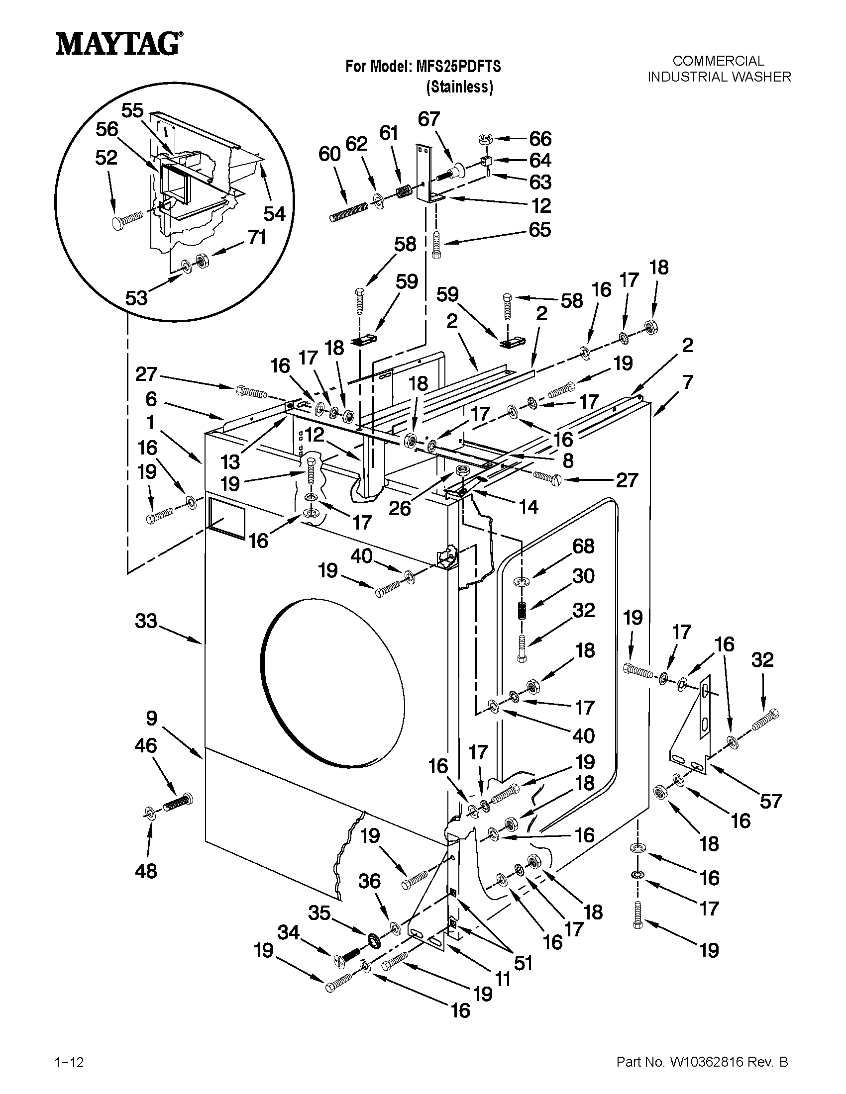 CABINET AND COIN BOX PARTS