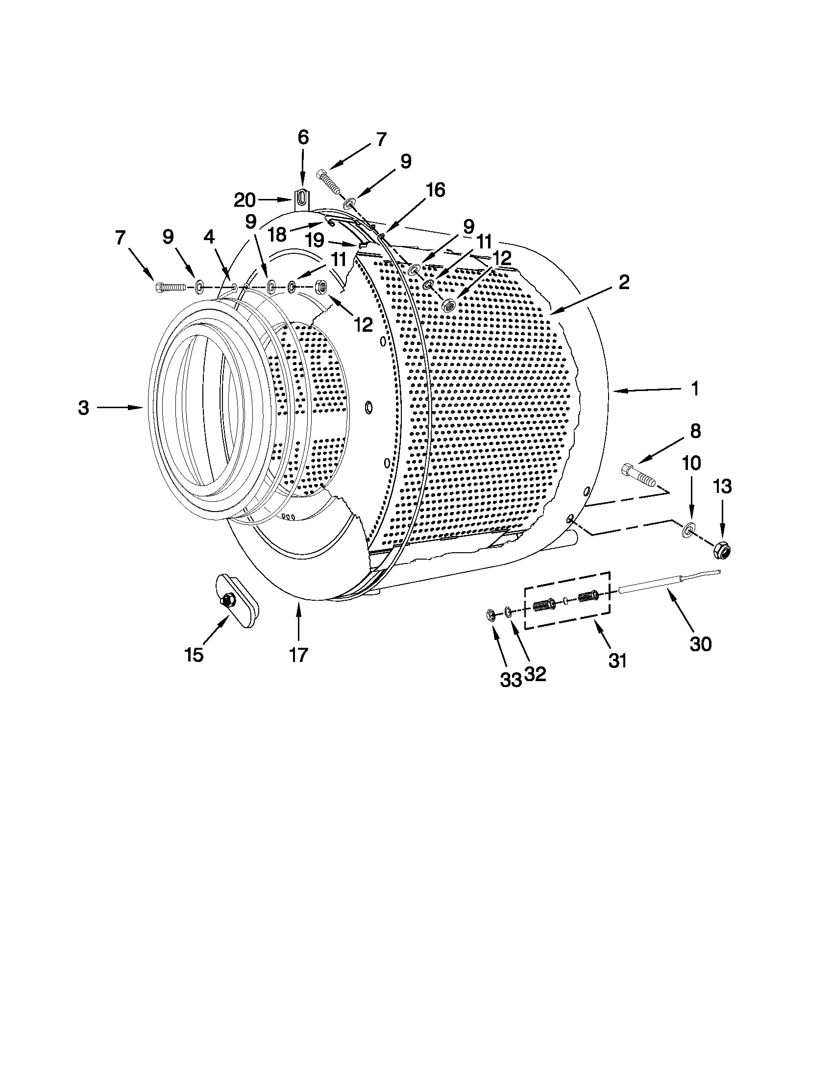 TUB AND DRUM PARTS