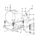 Frame and tub support parts