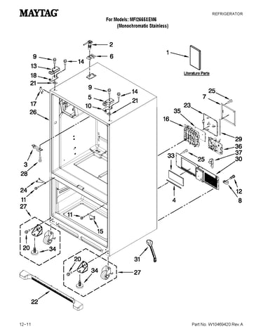 Cabinet parts