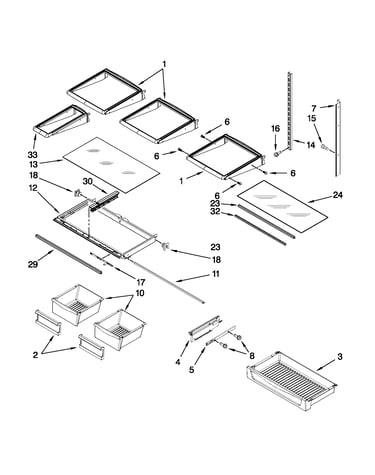 Shelf parts