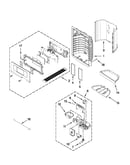 Dispenser front parts