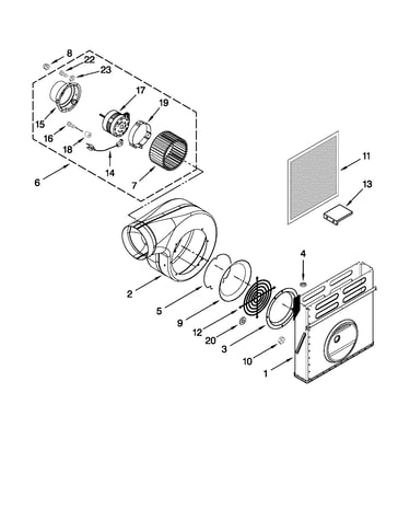 Blower unit parts