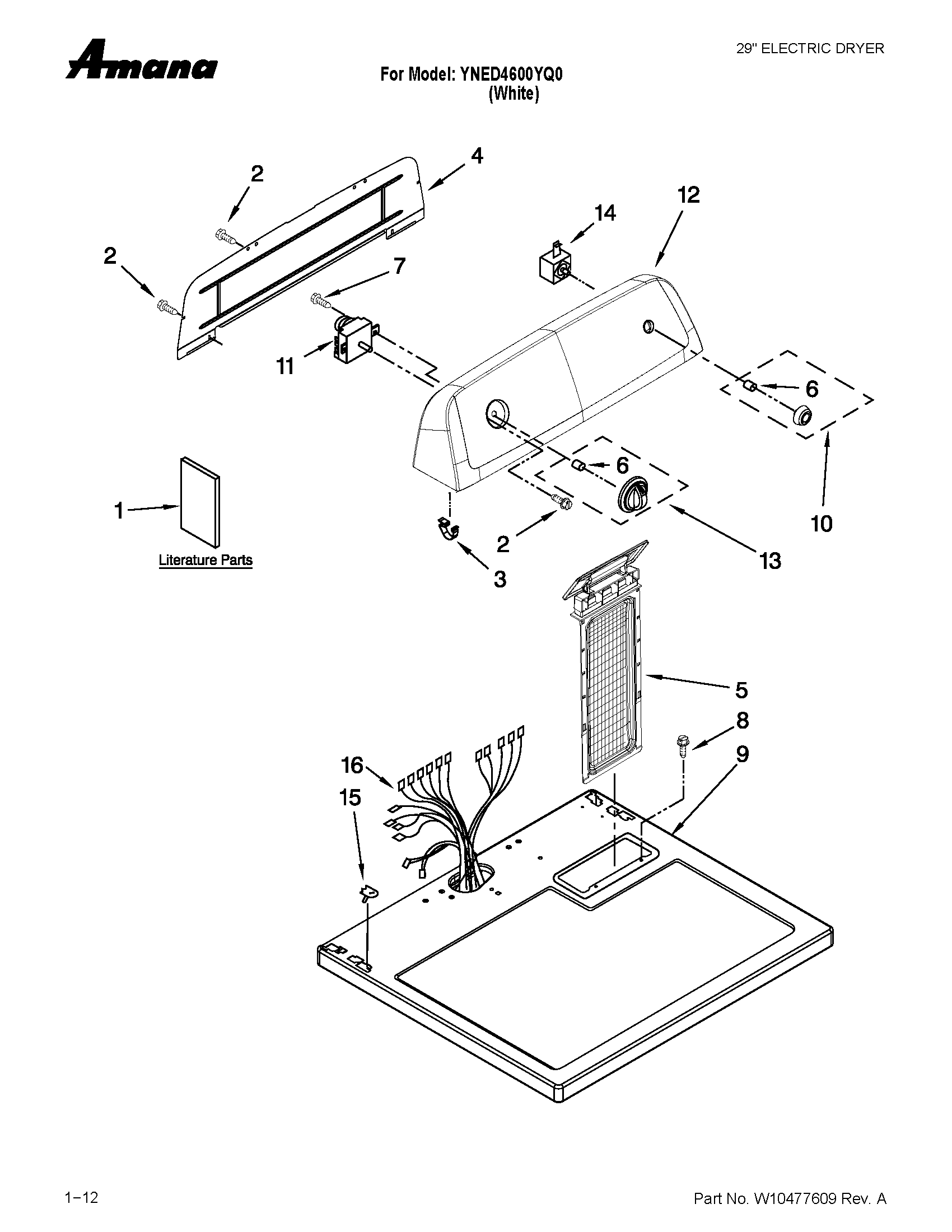 Top and console parts