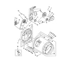 Amana YNED4600YQ0 bulkhead parts diagram