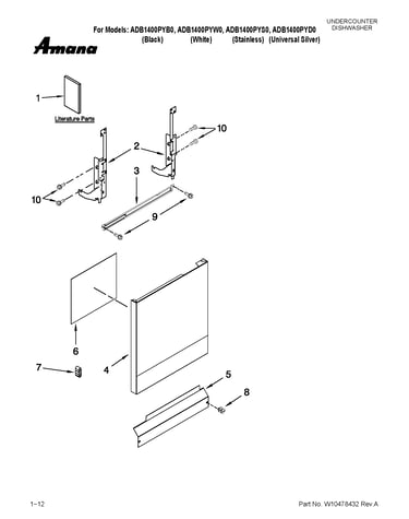 Door and panel parts