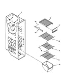 Freezer liner parts