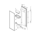 Maytag MSF25D2EAB00 refrigerator door parts diagram