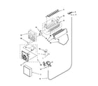 Maytag MSF25D2EAB00 icemaker parts diagram
