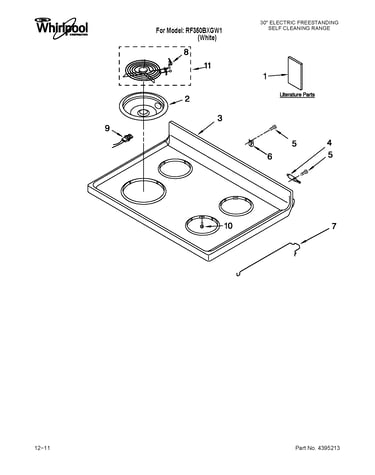 Cooktop parts